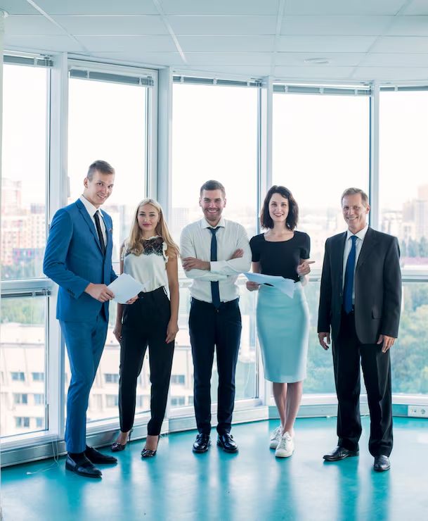 Equipe de empresa com plano Amil